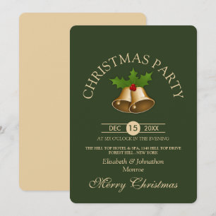 Mistletoe Bells Christmas Party Invitation