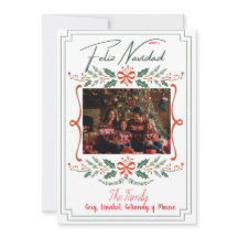 Mistletoe Botanical Christmas Card