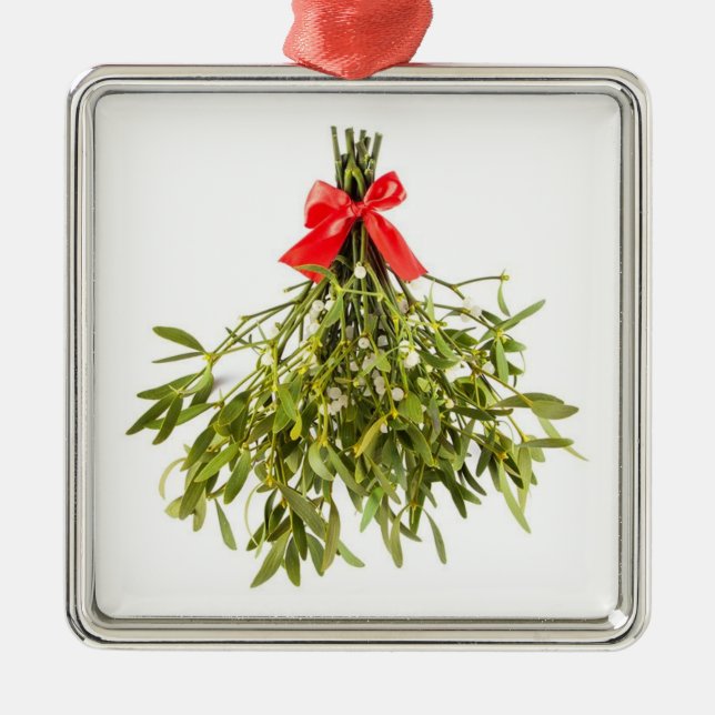 *MISTLETOE* CHRISTMAS ORNAMENT (Front)