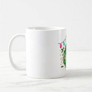 Mistletoe Disco Ball Christmas Party Art Coffee Mug