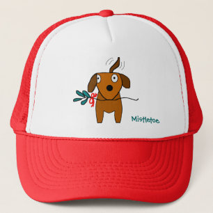Mistletoe Doggie Wagging - hat