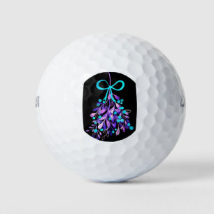 ***MISTLETOE FOR YOU AT CHRISTMAS*** GOLF BALL