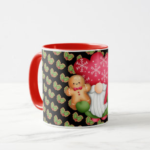 Mistletoe Gnome Customize Colour Mug