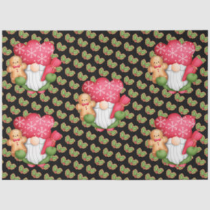 Mistletoe Gnome Customize Colour Tissue Paper