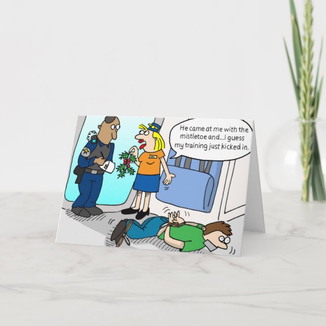 Mistletoe Holiday Card (Front)