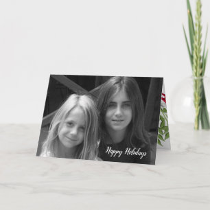 Mistletoe Holiday Folding Photo Card