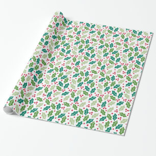 Mistletoe Holiday Wrapping Paper