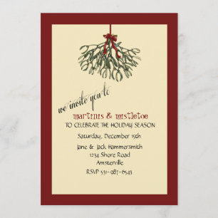 Mistletoe - Invitation Fête des Fêtes
