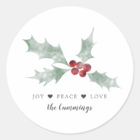 Mistletoe Joy Peace Love Christmas