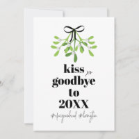 Mistletoe Kiss Goodbye Greener Do-Over Funny Humou
