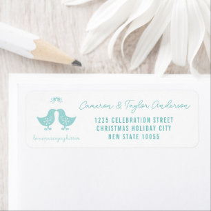 Mistletoe Kissing Chicks Adresse du Mariage de vac