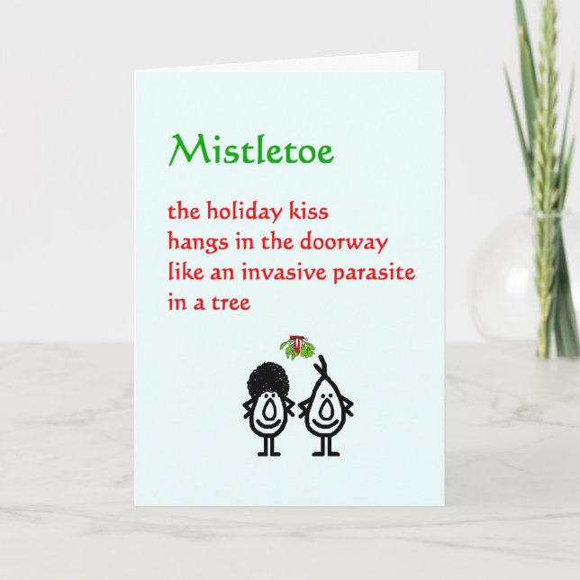 Mistletoe - la carte de Noël (Devant)