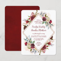 Mistletoe Manor Rose Gold Double Diamond Wedding