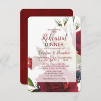 Mistletoe Manor Winter Wedding Rehearsal Dinner