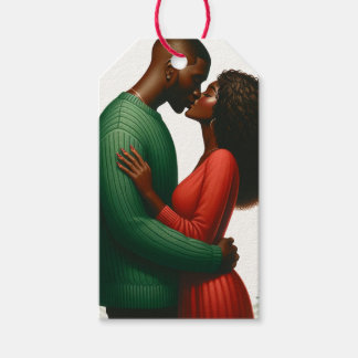 Mistletoe Moments 1 étiquette cadeau