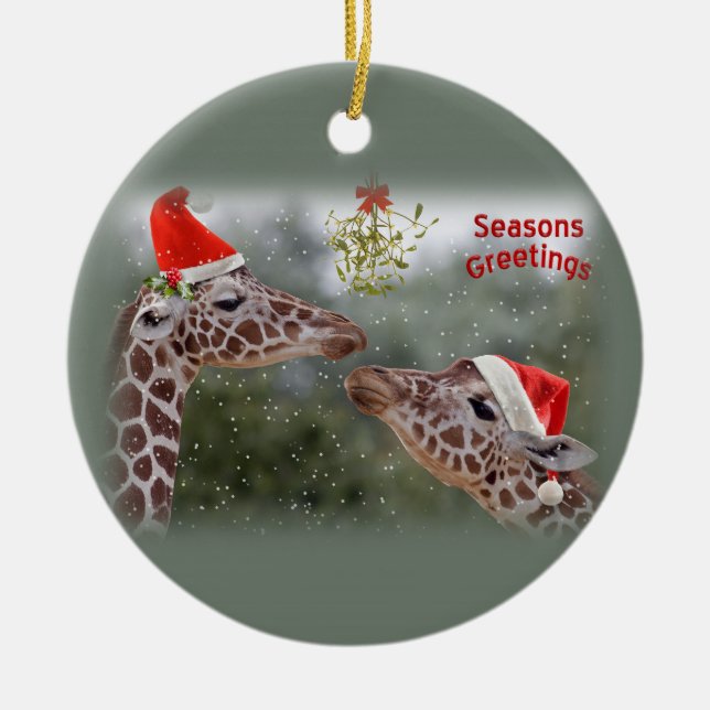 Mistletoe Moments Ornament (Front)