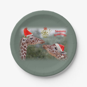 Mistletoe Moments Paper Plate