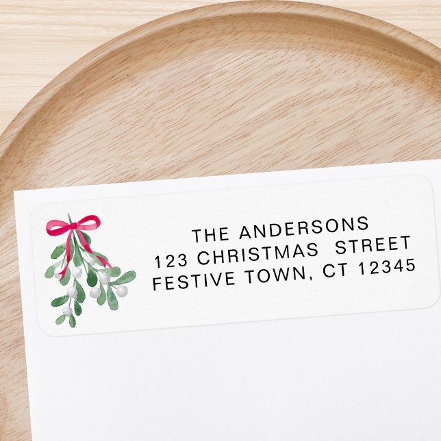 Mistletoe Return Address  (Creator Uploaded)