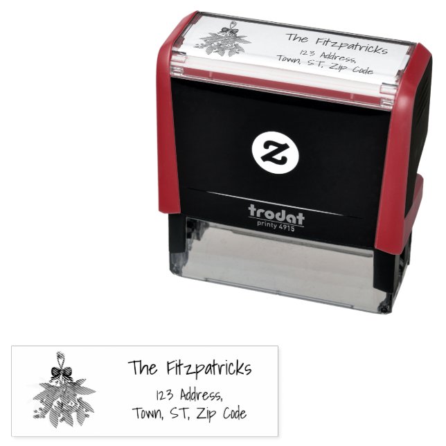 Mistletoe Self-inking Stamp (In Situ)