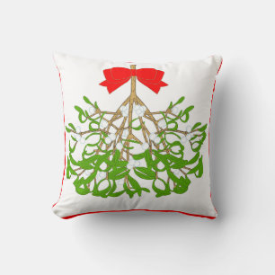 Mistletoe Throw Pillow