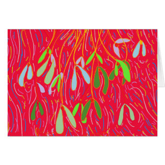 Mistletoe Whimsical, Red