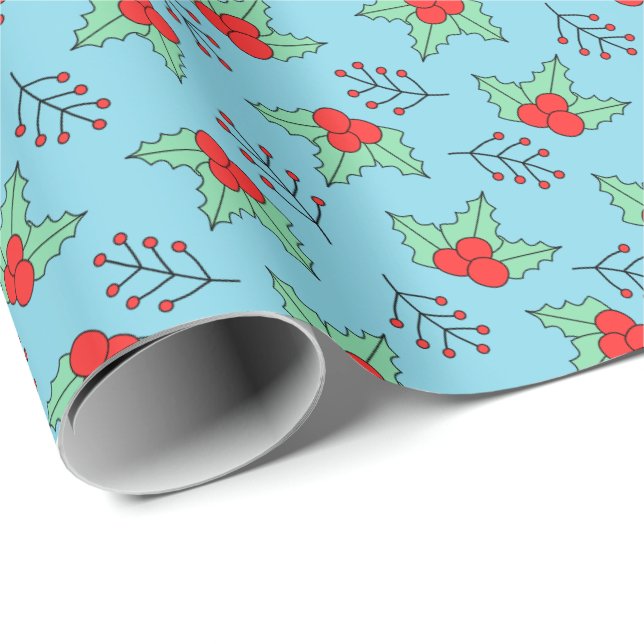 Mistletoe Wrapping Paper (Roll Corner)