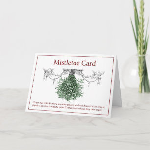 Mistletoe Yuletide Card