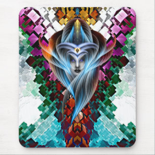 Mistress Of The Cuboid Mouse Pad