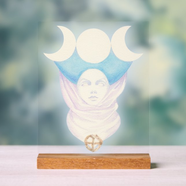 Mistress of the Moon Acrylic Sign (Neutral)