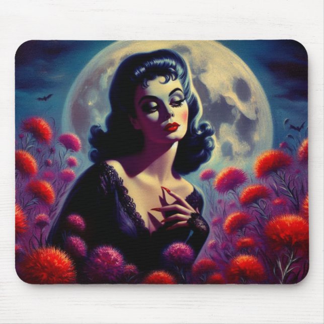 Mistress of the Night Mouse Pad (Front)