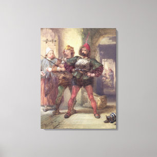 Mistress Quickly, Nym and Bardolph Canvas Print