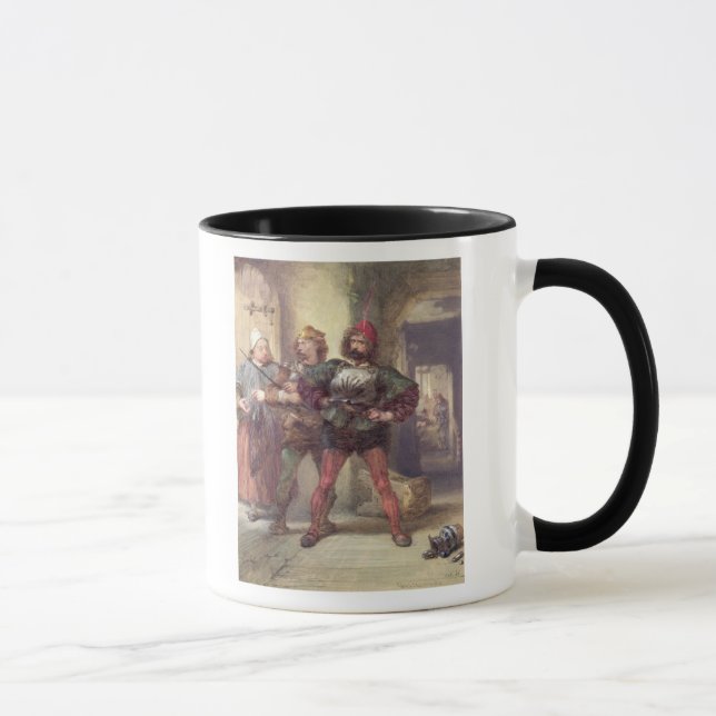 Mistress Quickly, Nym and Bardolph Mug (Right)