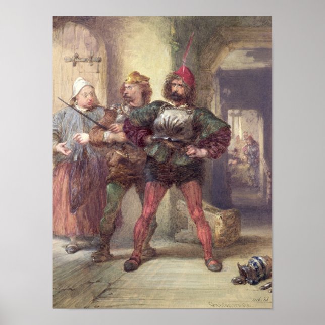 Mistress Quickly, Nym and Bardolph Poster (Front)