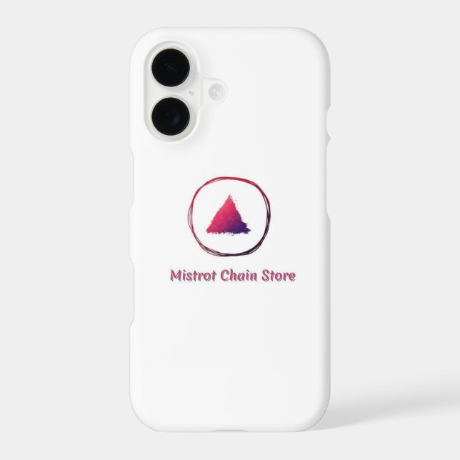 Mistrot Chain Store iPhone X Case (Back)