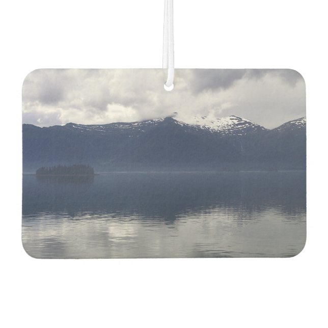 Misty Alaskan Sea in Shades of Blue Air Freshener (Front)