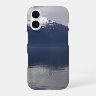 Misty Alaskan Sea in Shades of Blue iPhone 16 Case