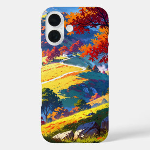 Misty Autumn Hills iPhone 16 Case