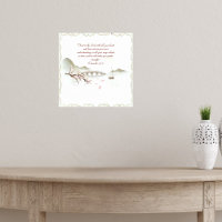  Misty Blossom Crossing Bible Verse Customizable 