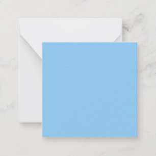 Misty Blue Color, Flat Card