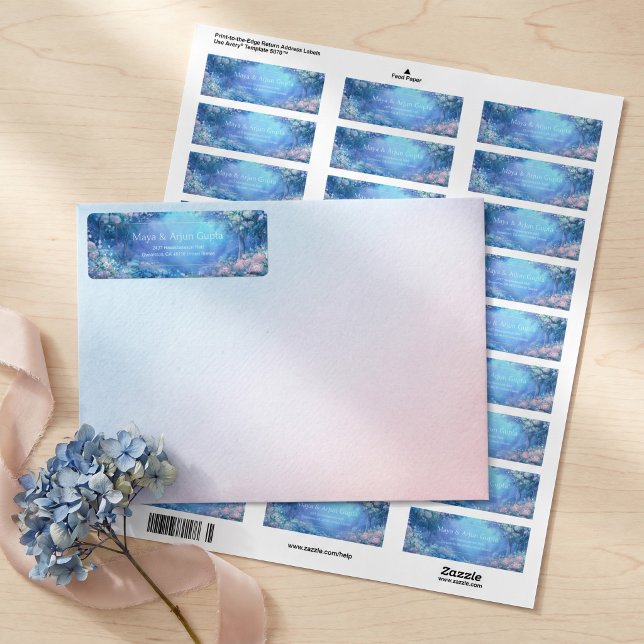 Misty Blue Enchanted Forest Gold Frame (Creator Uploaded)