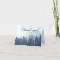 Misty Blue Pines Simple Rustic Wedding Photo