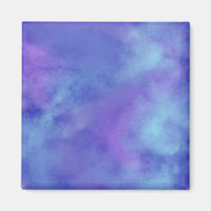 Misty Clouds Blue Magnet