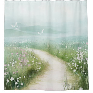Misty Country Road Forest Path Landscape (3)