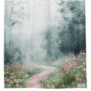 Misty Country Road Forest Path Landscape (4)