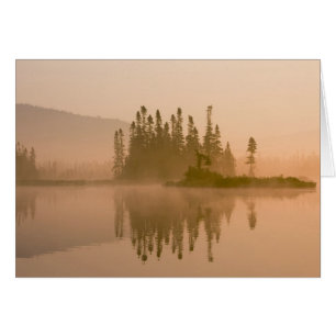 Misty dawn on East Inlet, Pittsburg, New
