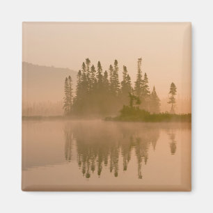 Misty dawn on East Inlet, Pittsburg, New Magnet