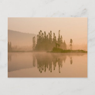 Misty dawn on East Inlet, Pittsburg, New Postcard