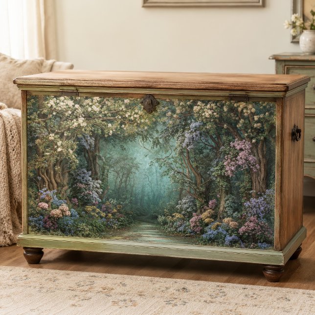 Misty Emerald Enchanted Forest Path Decoupage Tissue Paper (Creator Uploaded)