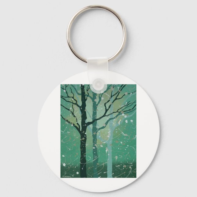 Misty Forest Keychain (Front)
