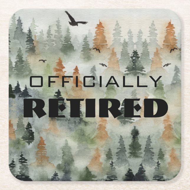 Misty Forest Officially Retired Coasters (Front)